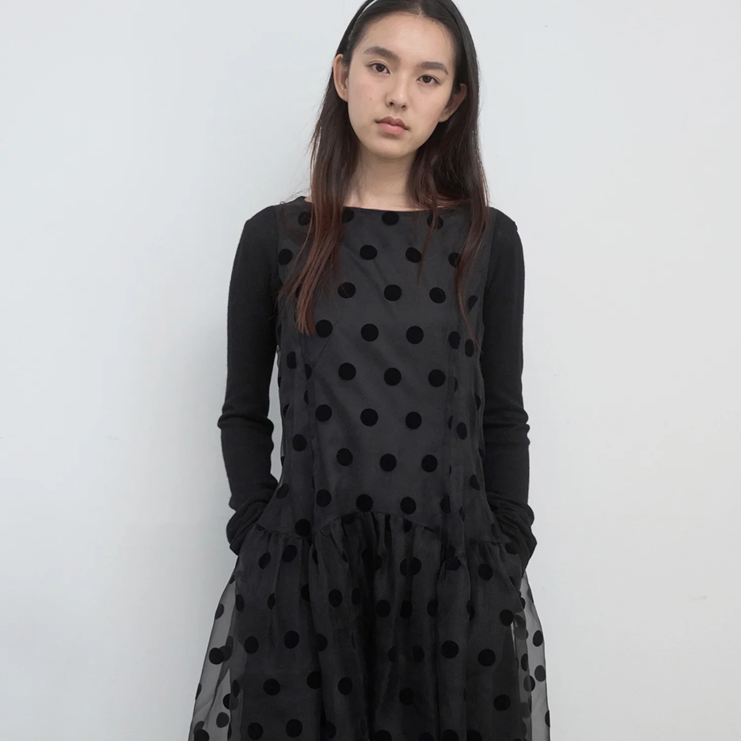 BACK HOLE DRESS_DOT