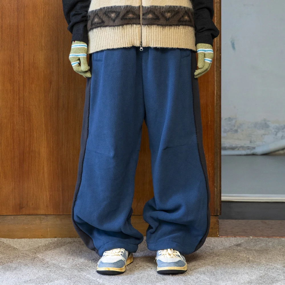 GP153 半 氣球 搖粒絨 褲子 (BLUE)