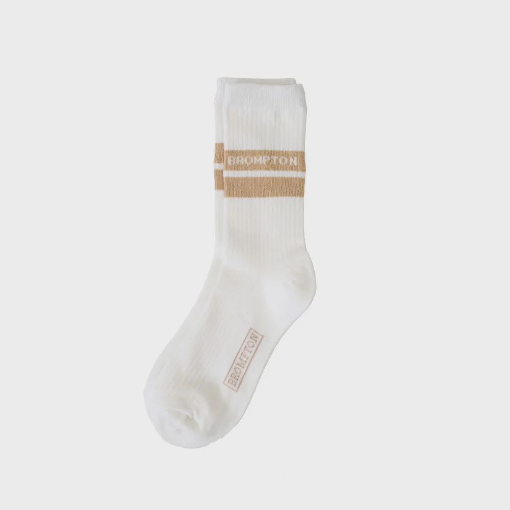 STRIPE SOCKS - IVORY (P265ASO101)