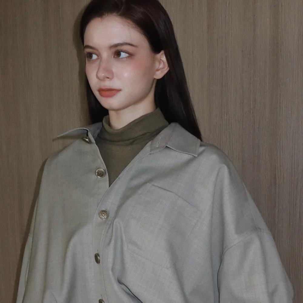 Mannish Wool Jacket_Melange