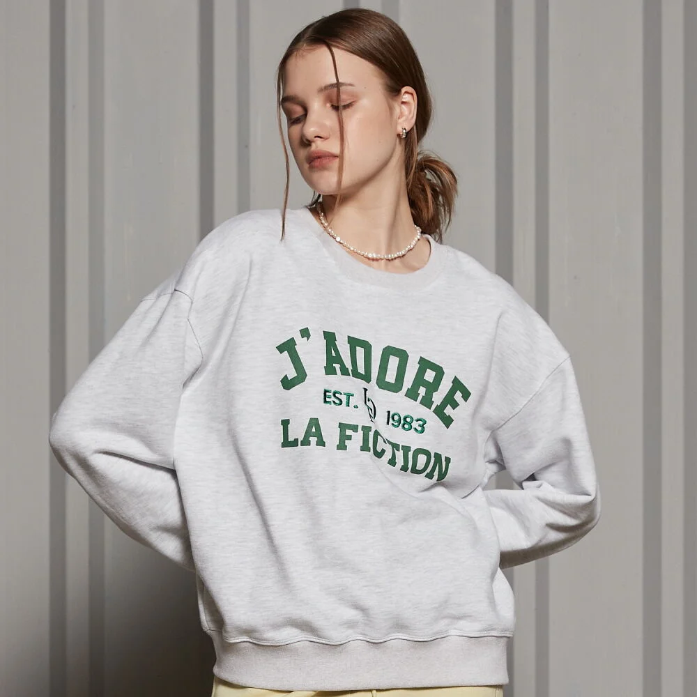 LR JADORE SWEATSHIRT(GRAY)