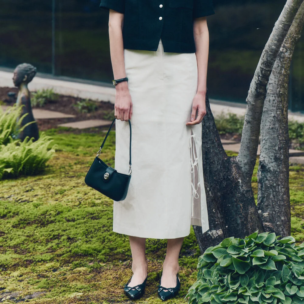 Stringed H-Line Maxi Skirt SW4MS794-03