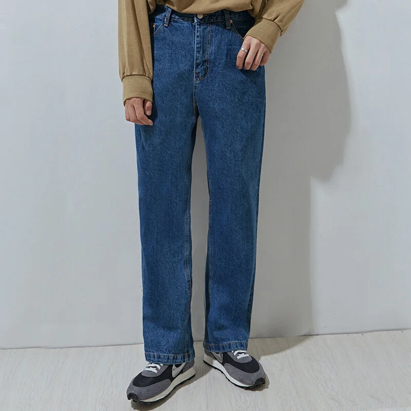 5508 long wide pants navy