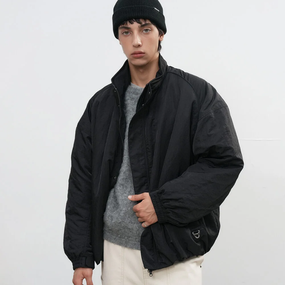 UNISEX 鋪棉 蓬鬆 短身外套 飛行員款 夾克 / SBE3U07006