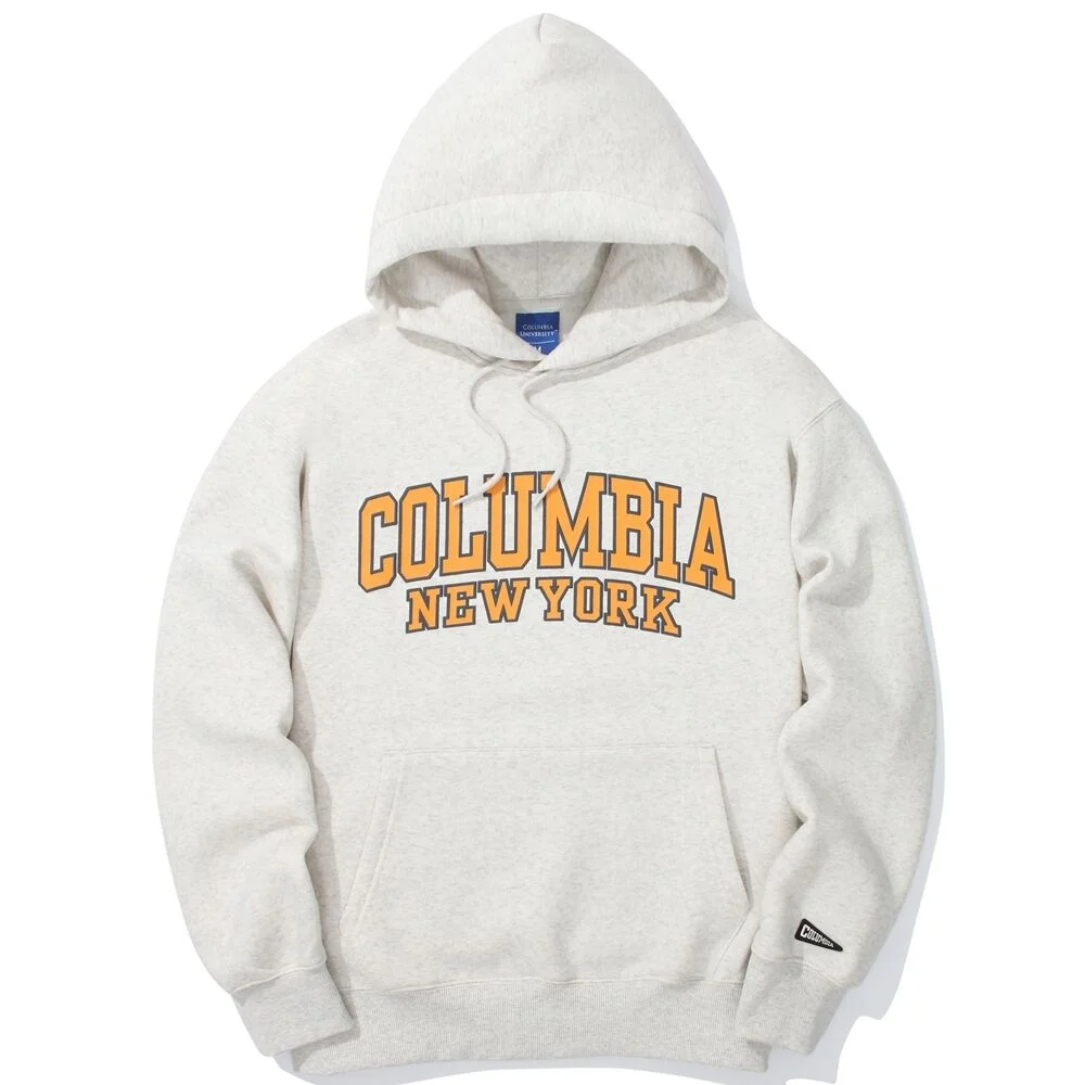 90S ARCH LOGO FLEECE HOODIE 燕麥色