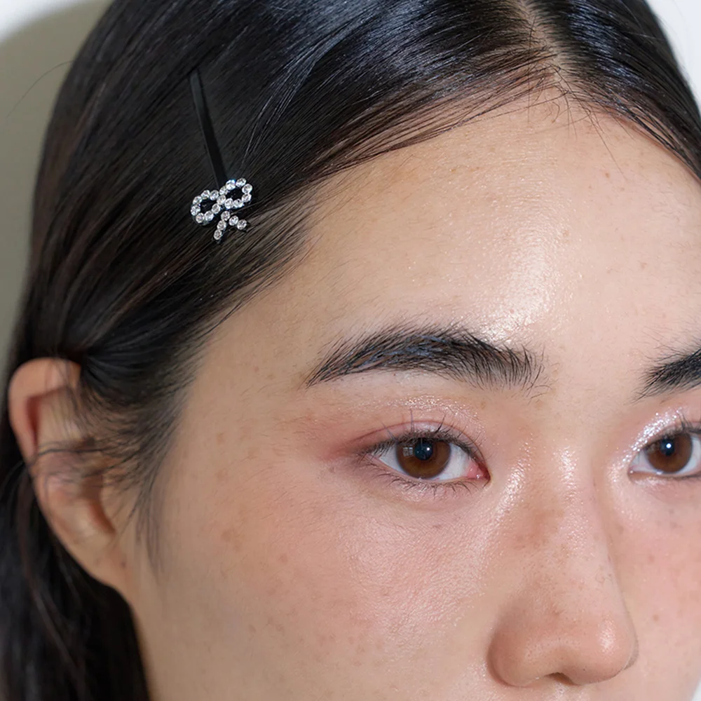 ribbon cubic hair pin