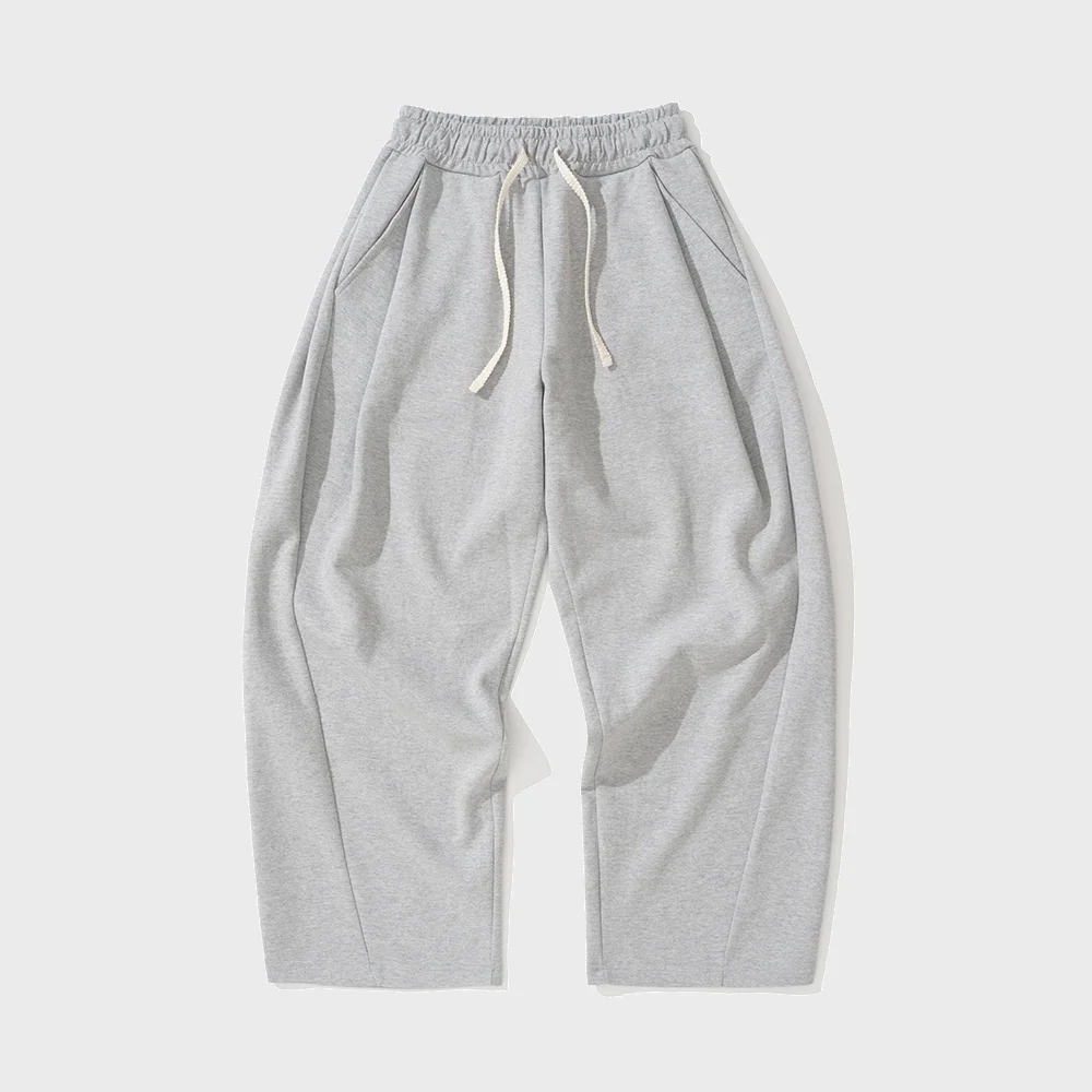 弧形 運動服 褲子 MELANGE GREY