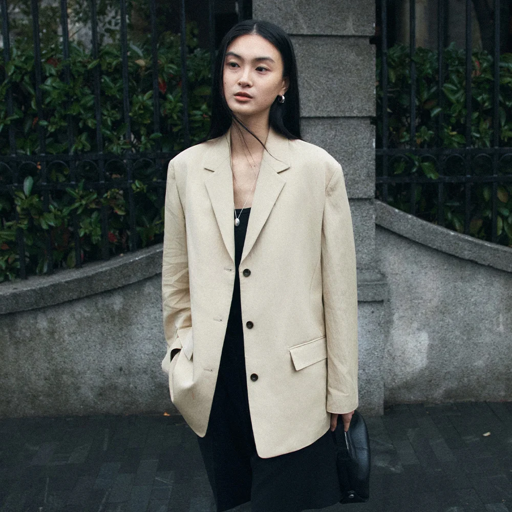 SIOT4194 經典 正式 西裝外套_Beige