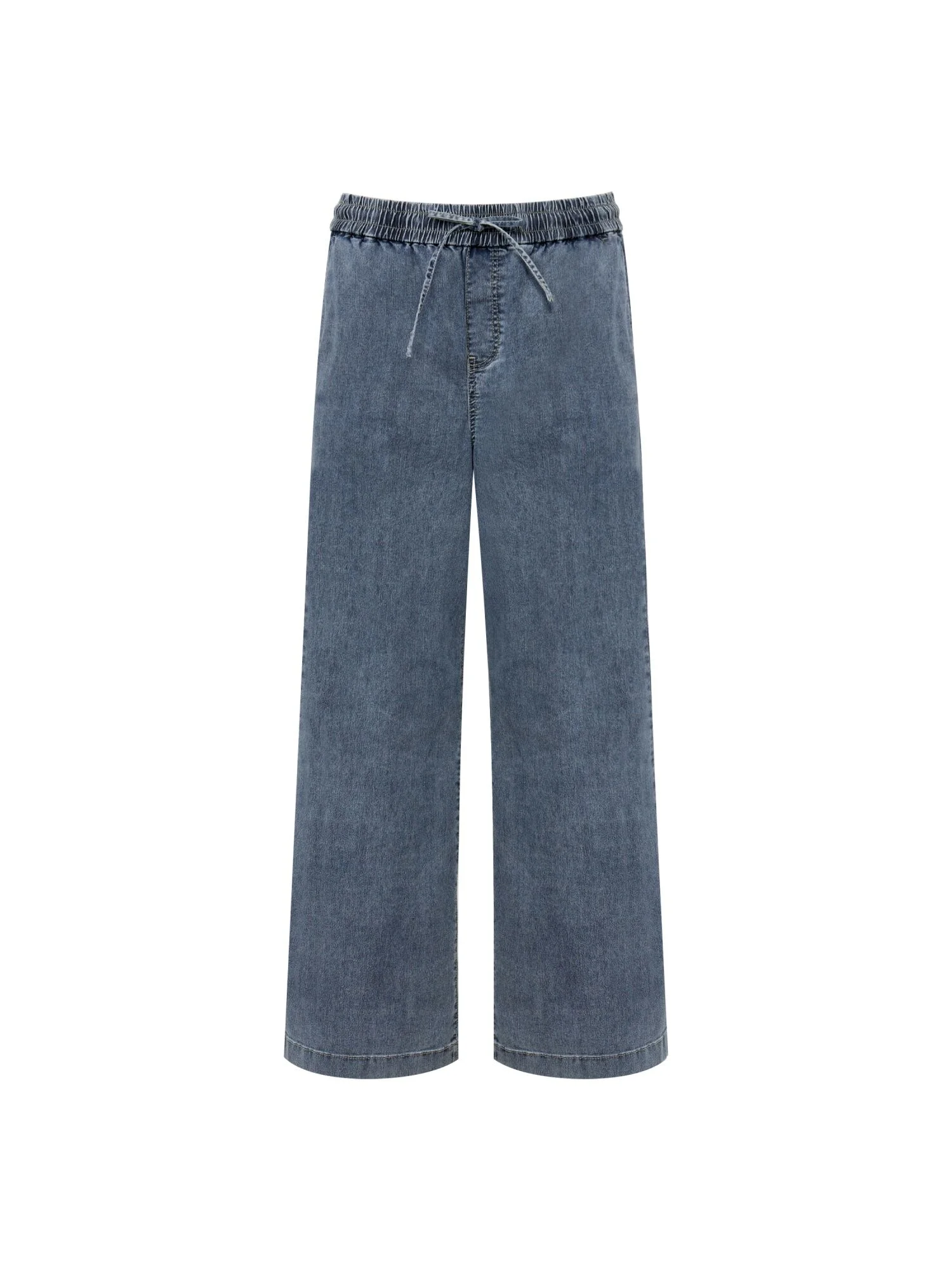 COOL FLEX (涼感 Flex) 女裝 牛仔 鬆緊帶 褲子_LIGHT DENIM_DWM263667B