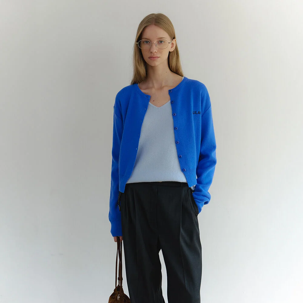 Mild gardigan Blue