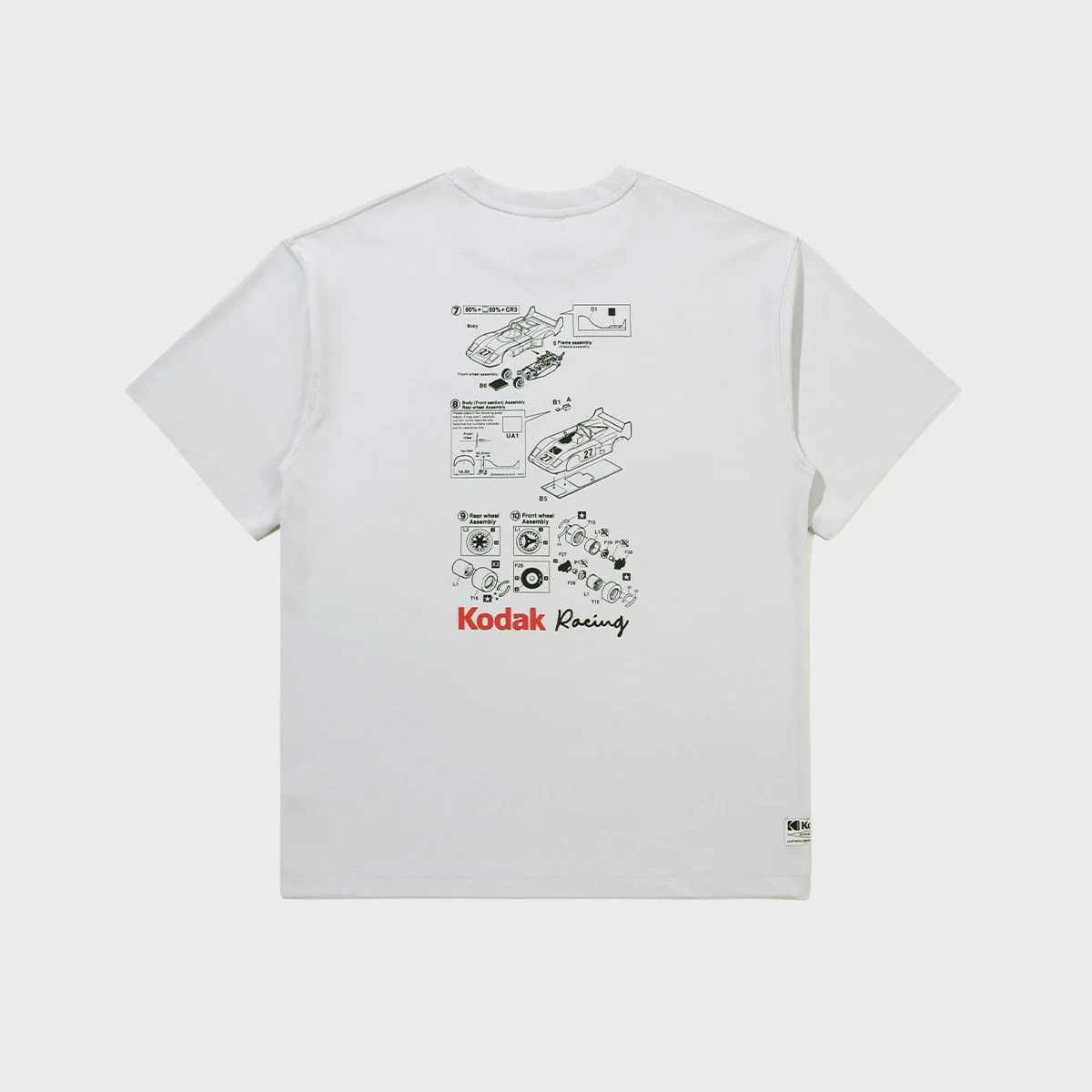 賽車 Engineering 短袖 T恤 LIGHT GREY