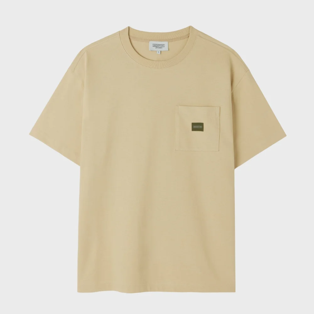 BROMPTON BICYCLE GRAPHIC T-SHIRT - BEIGE (P252UTS439)