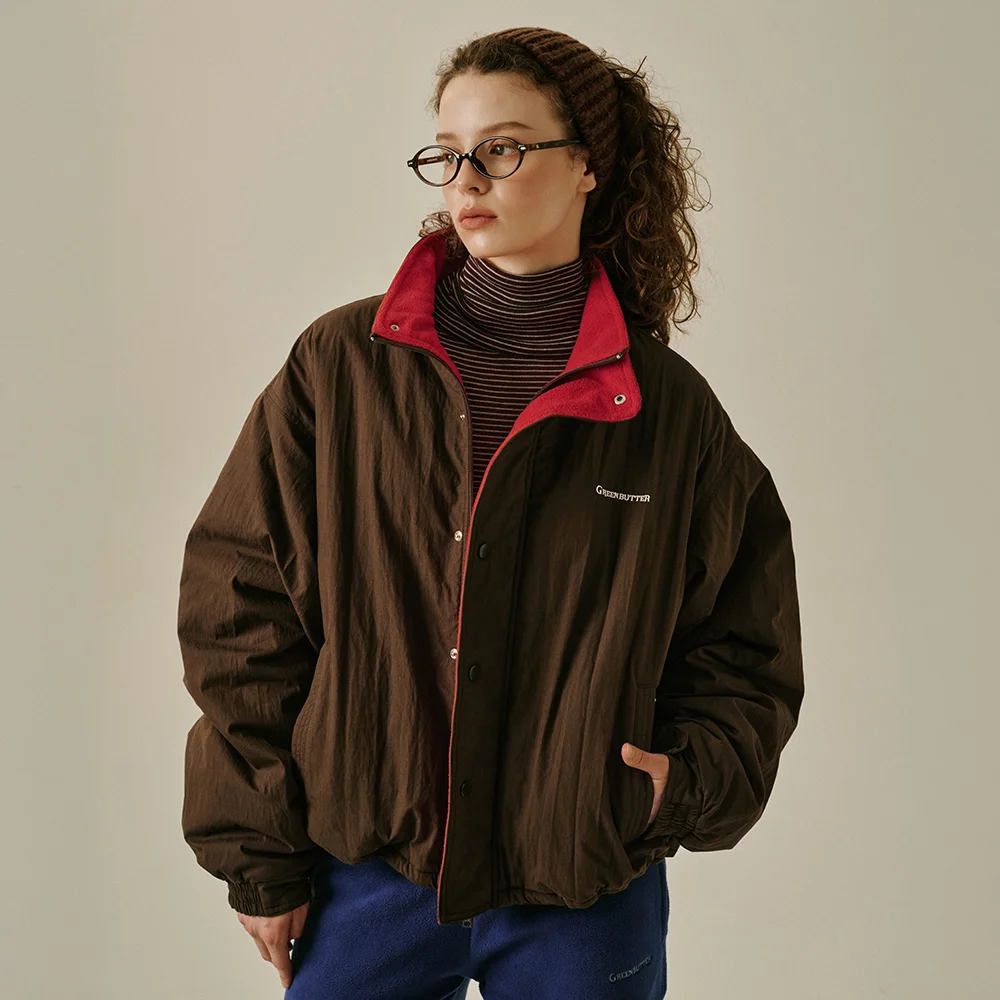 Faded Fleece Jacket (Brown)