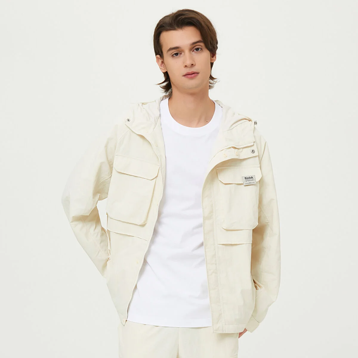 必備款 內裡 連帽衫 外套 IVORY