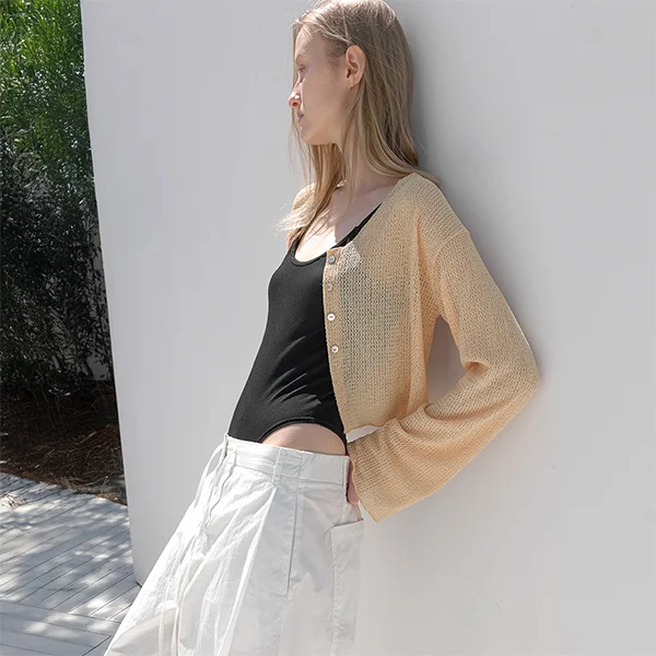 EMBO LACE COVER-UP CARDIGAN (CD-2269)