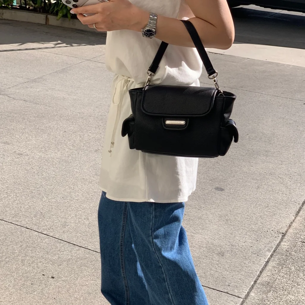 Mini Post Bag - Black