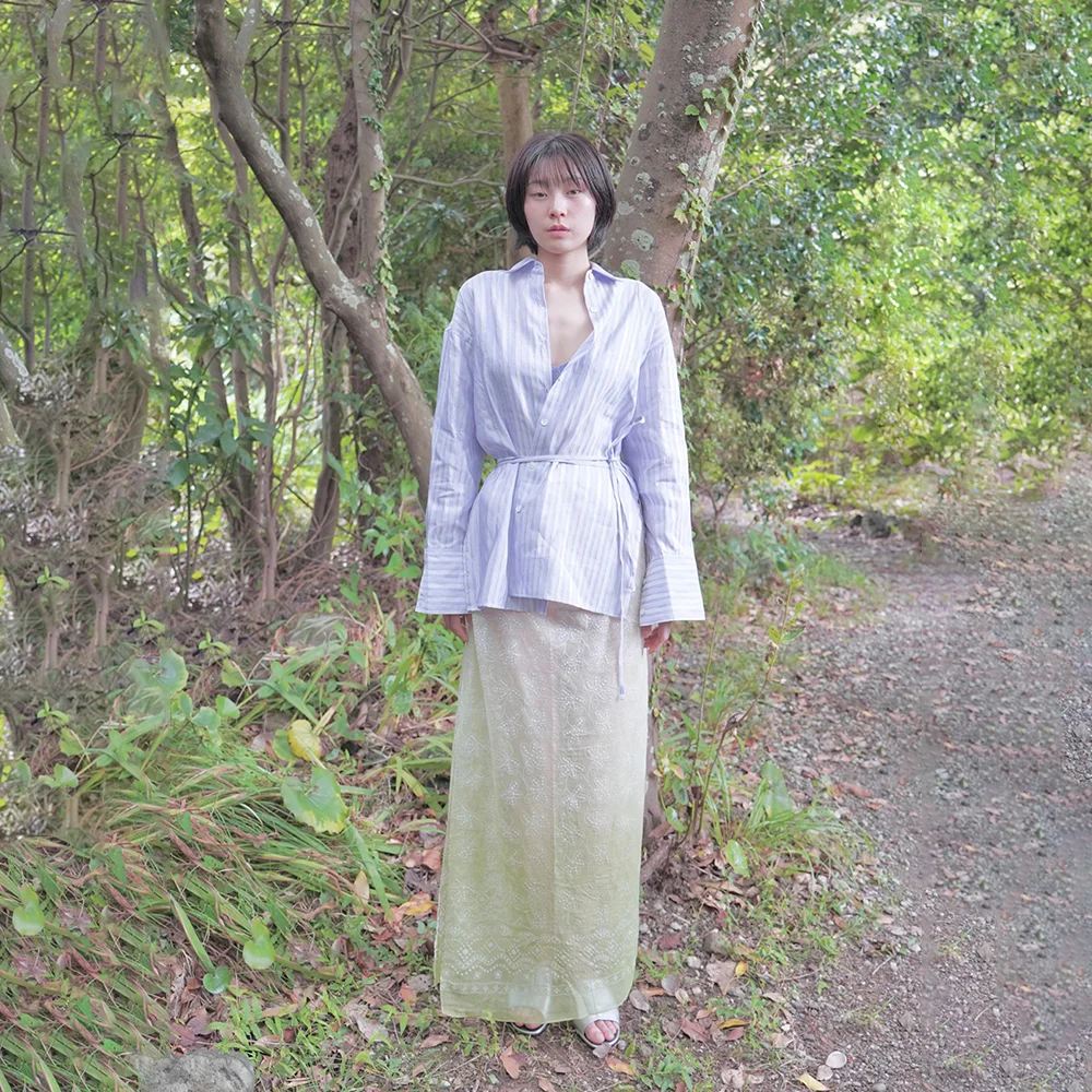 Champa Scarf_Olive