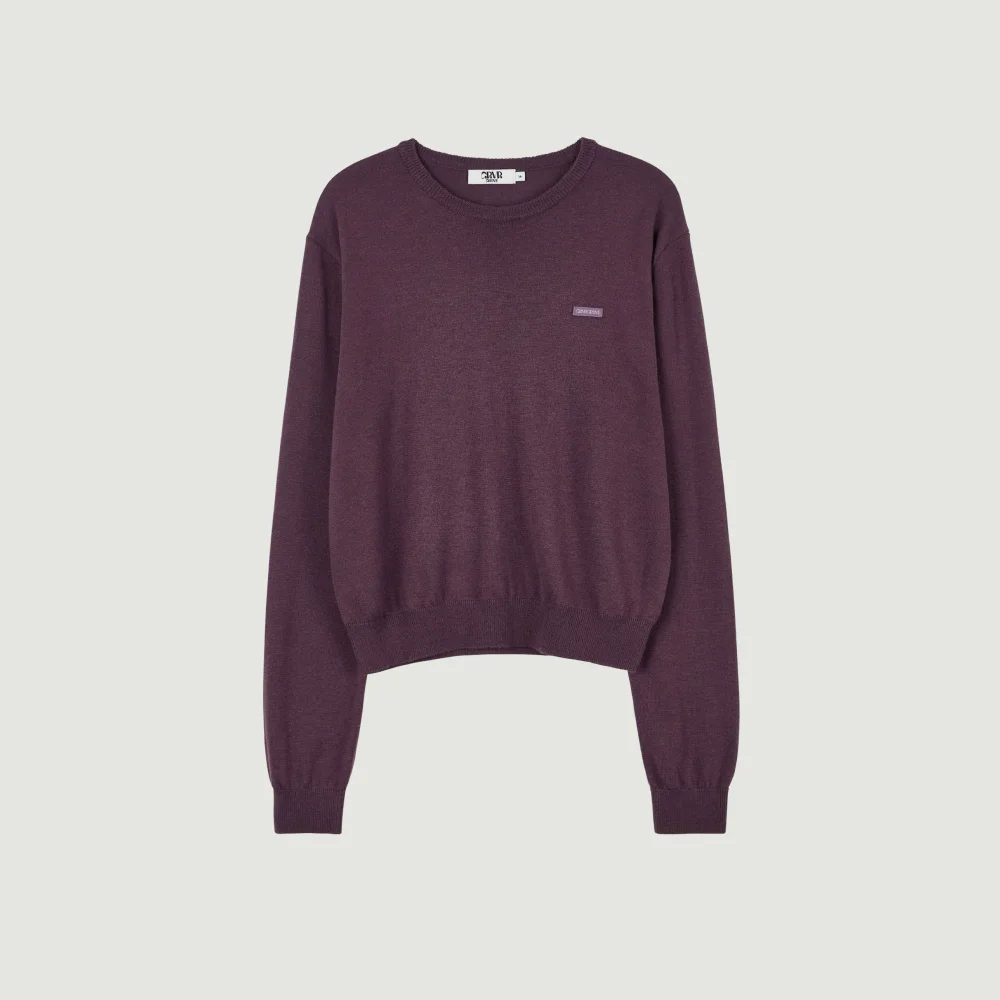 DANIKA L/S KNIT (PLUM)