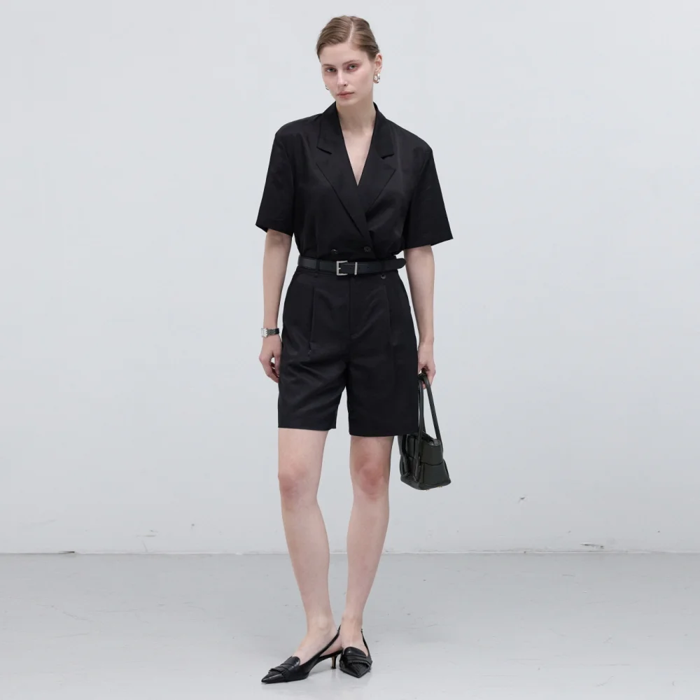 SILK LIKE SHORTS_BLACK