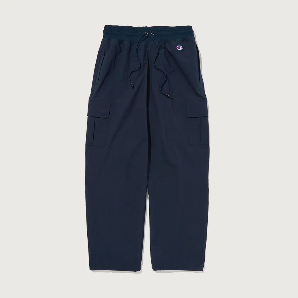 Flexible 彈力 束繩 工裝 褲子 Normal Navy