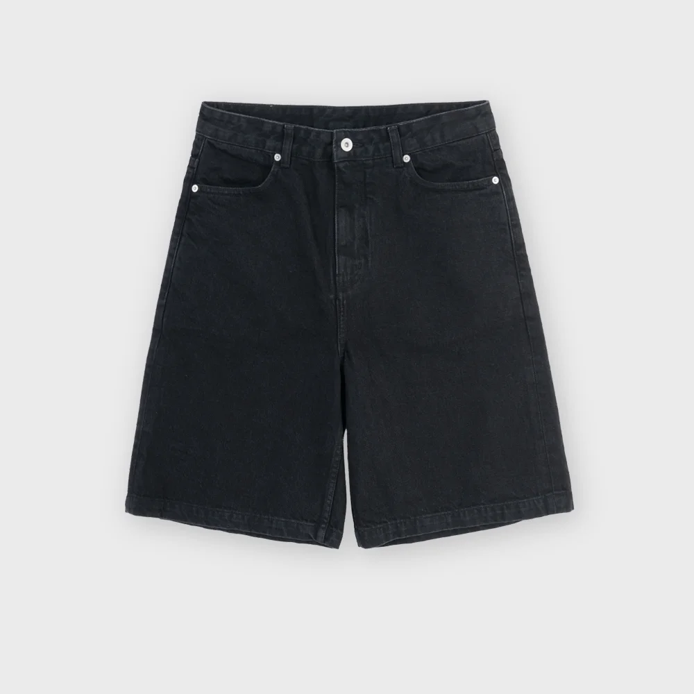 Denim Shorts, Black