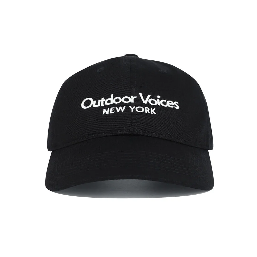 CLASSIC LOGO NY COTTON CAP (BLACK)