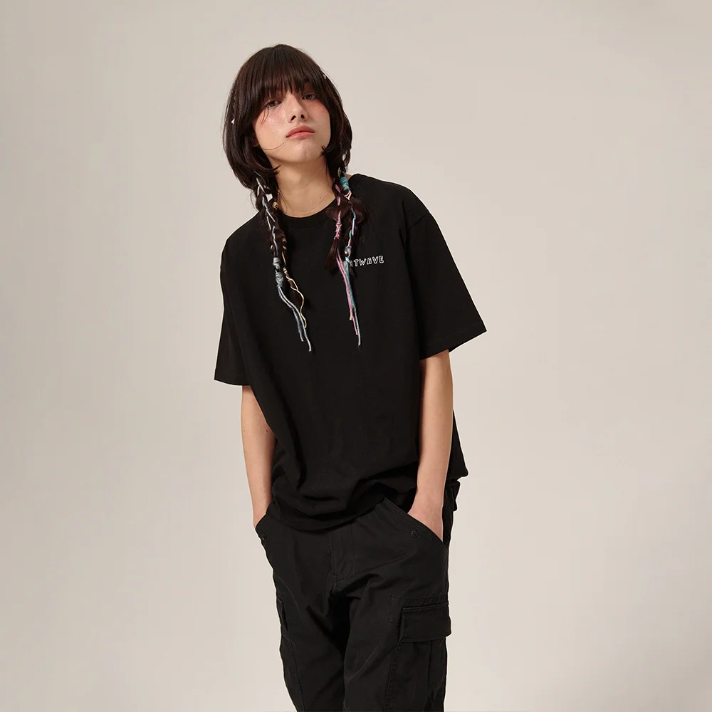 Doodly Print T-Shirt Black