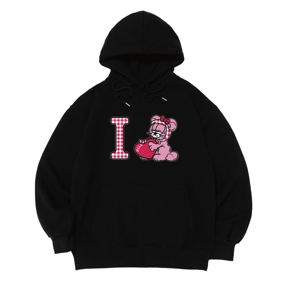 ROIDESROIS X BERNI I LOVE BERNI 圖案 連帽衫 (黑色)
