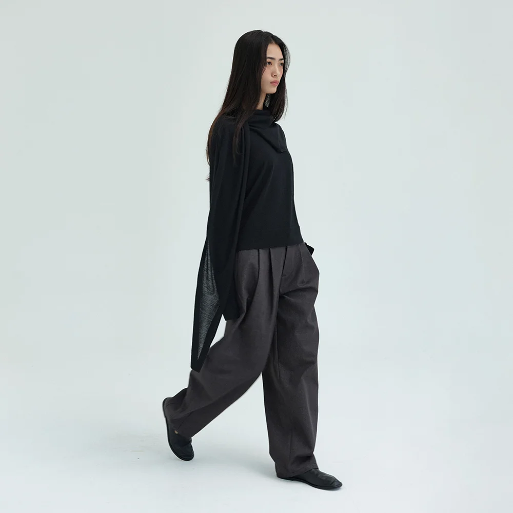 Ere Scarf Pullover_Black