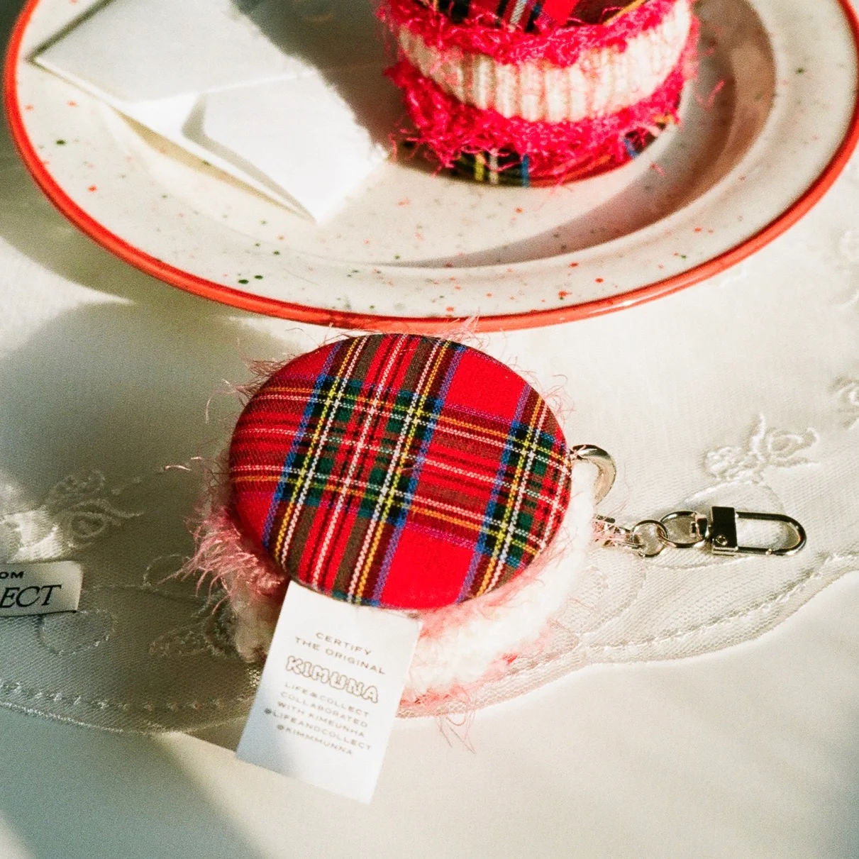Softy Macaron Keyring Softy 馬卡龍 鑰匙扣 鑰匙扣 (3color)