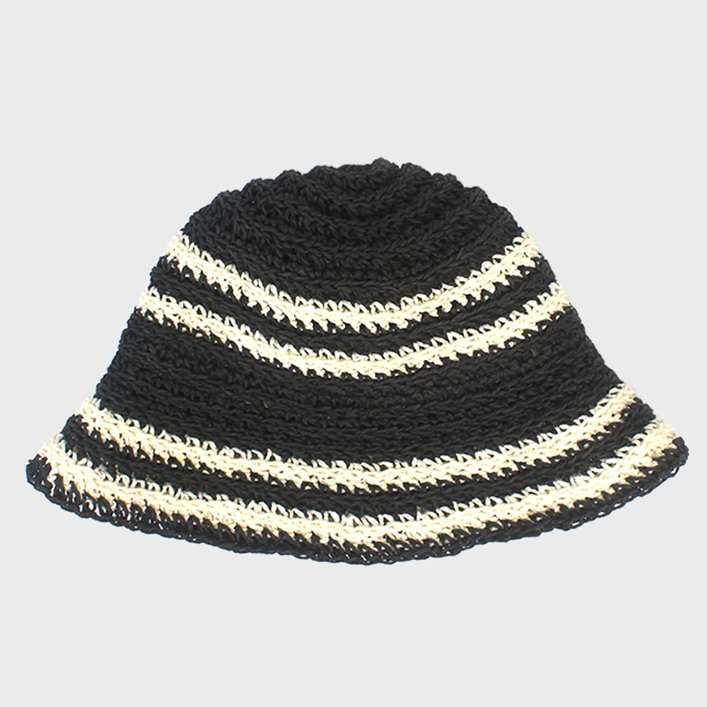 Summer Point Black Bucket Hat 漁夫帽
