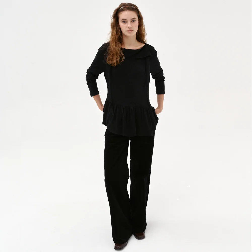 Camille Corduroy Pants_black