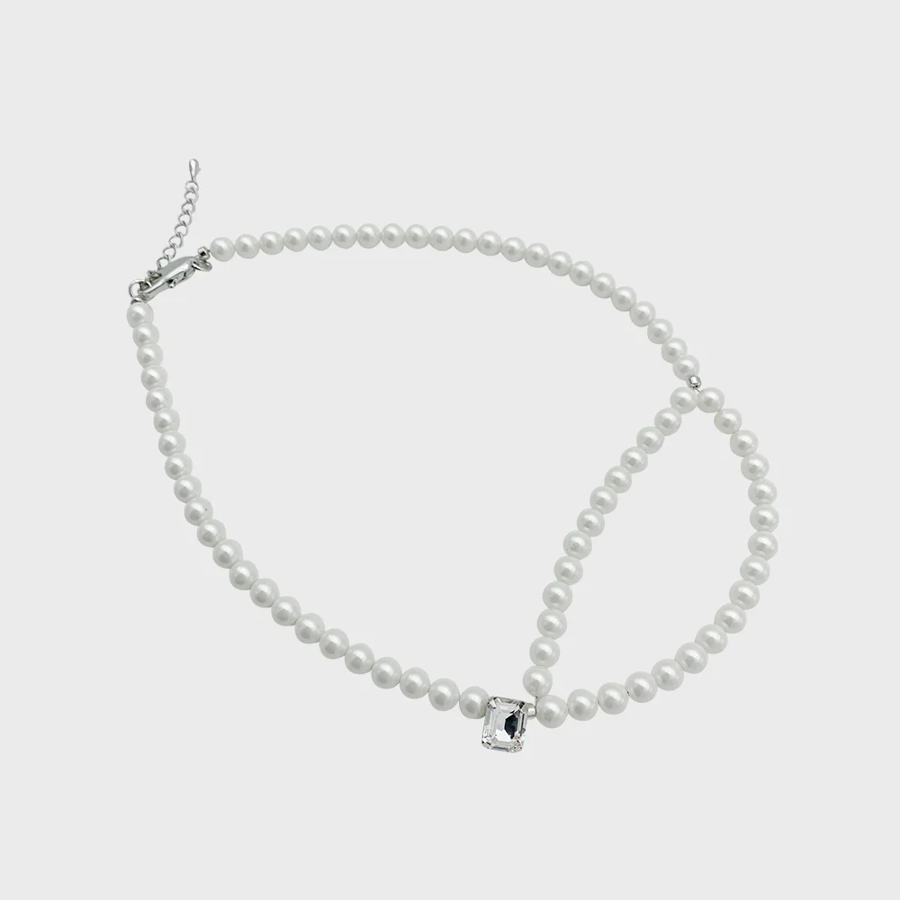 Two ways pearl necklace