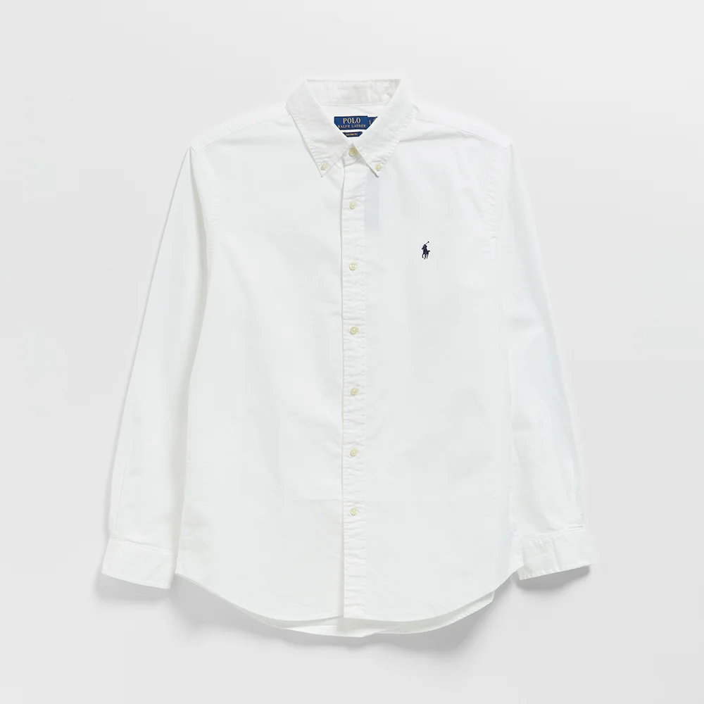 訂製 剪裁 牛津布 襯衫 (WHITE)