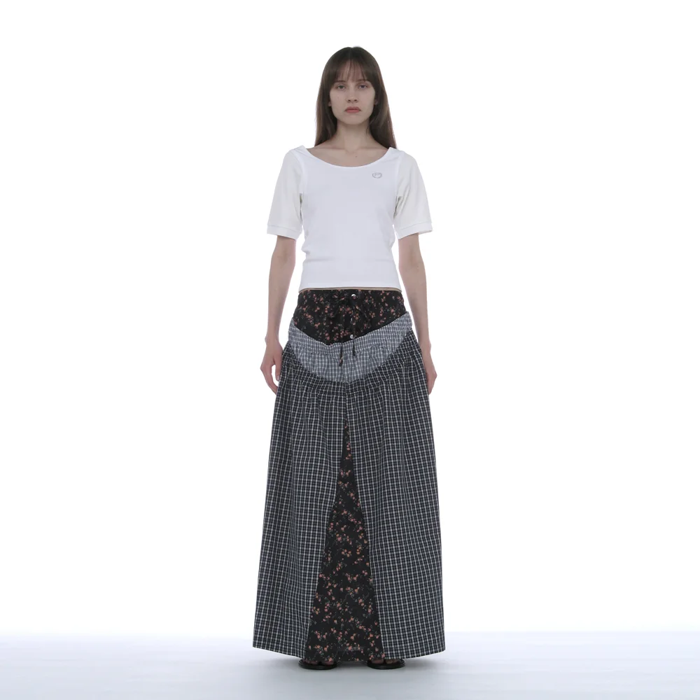 MULTI LAYERED MAXI SKIRT_FLORAL