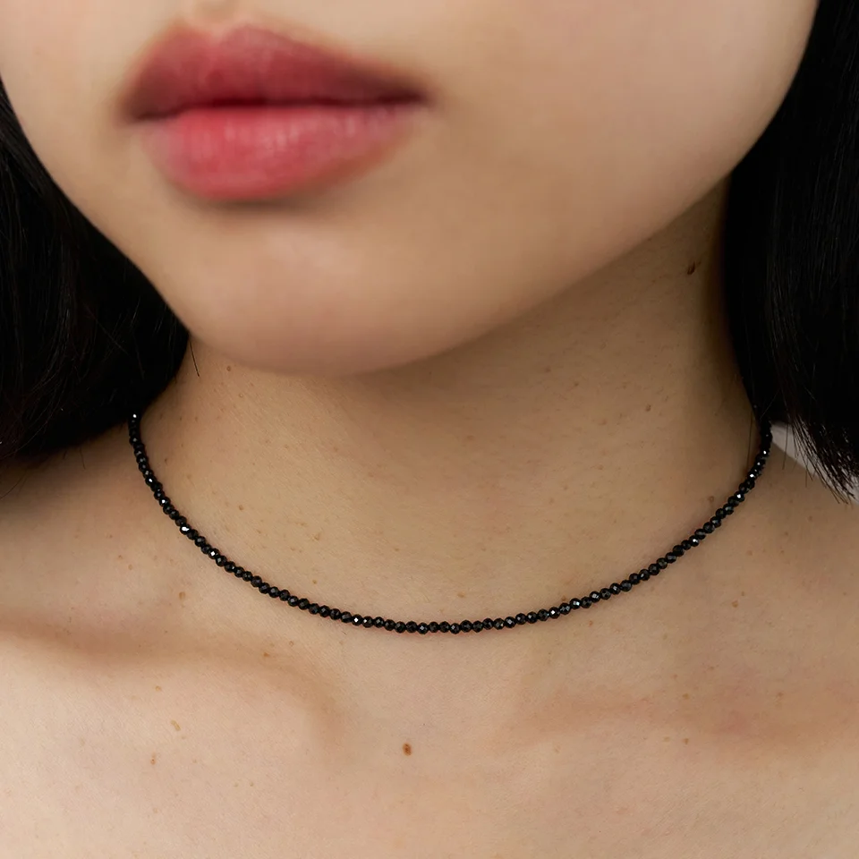 black spinel necklace
