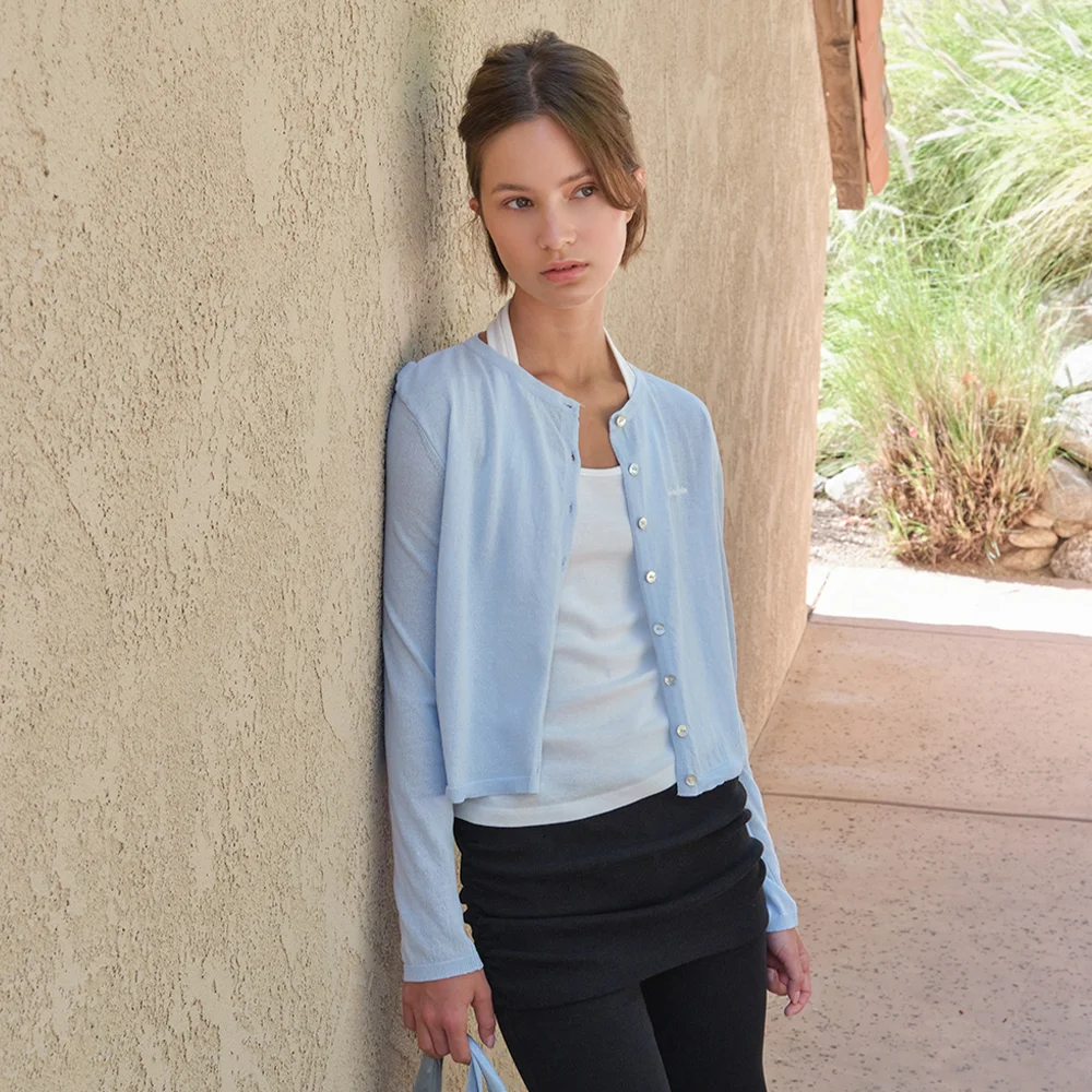 Aisley Cardigan - Light Blue