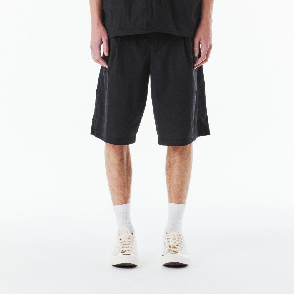 CREASE SHORTS - BLACK (P262MHP183)