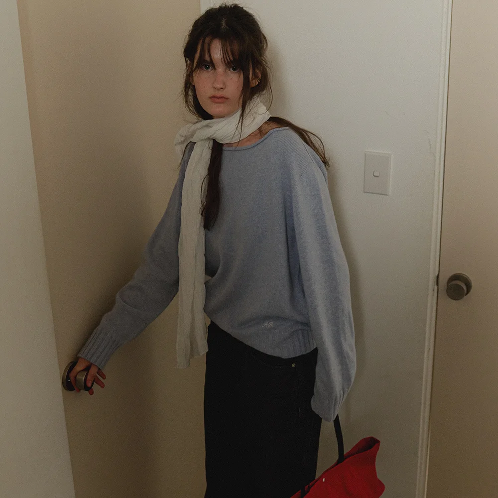 Millie knit_cloud blue