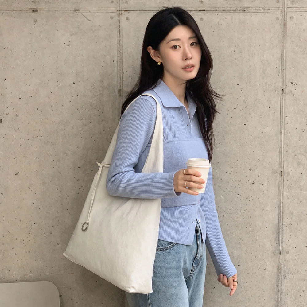 日 Hobo 單肩袋_Off White