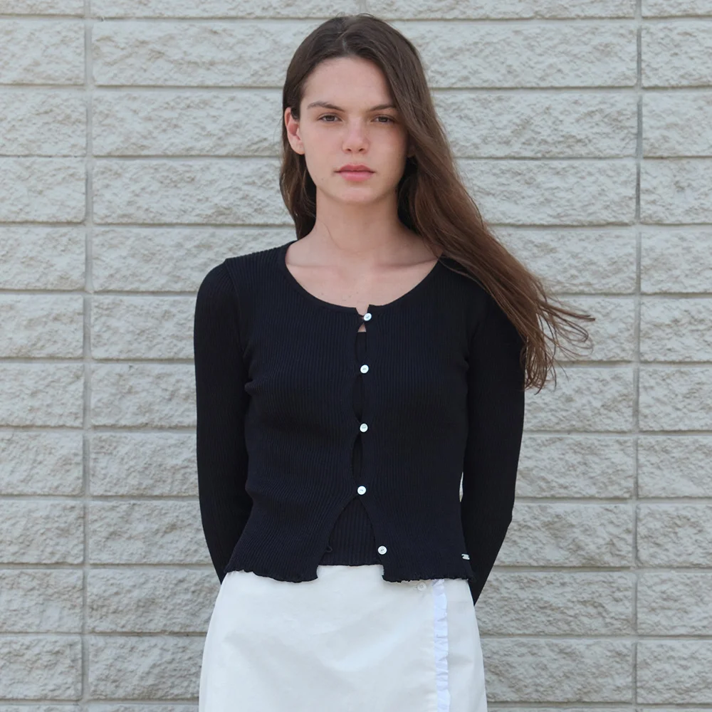 Once Cardigan Set - Black