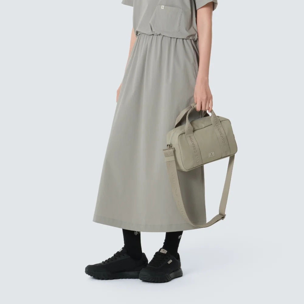 Softwill 提花 小 保齡球袋 4L Beige (S26SWFCB28)