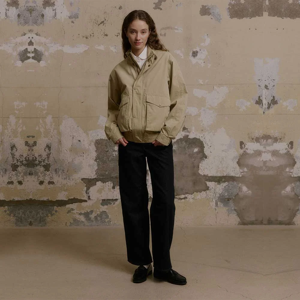 GREENFORD HARRINGTON JACKET - L/BEIGE (P251MJK403)