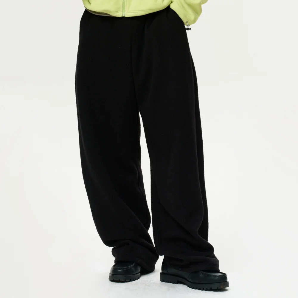 MEN ERA POLAR FLEECE PANTS - BLACK