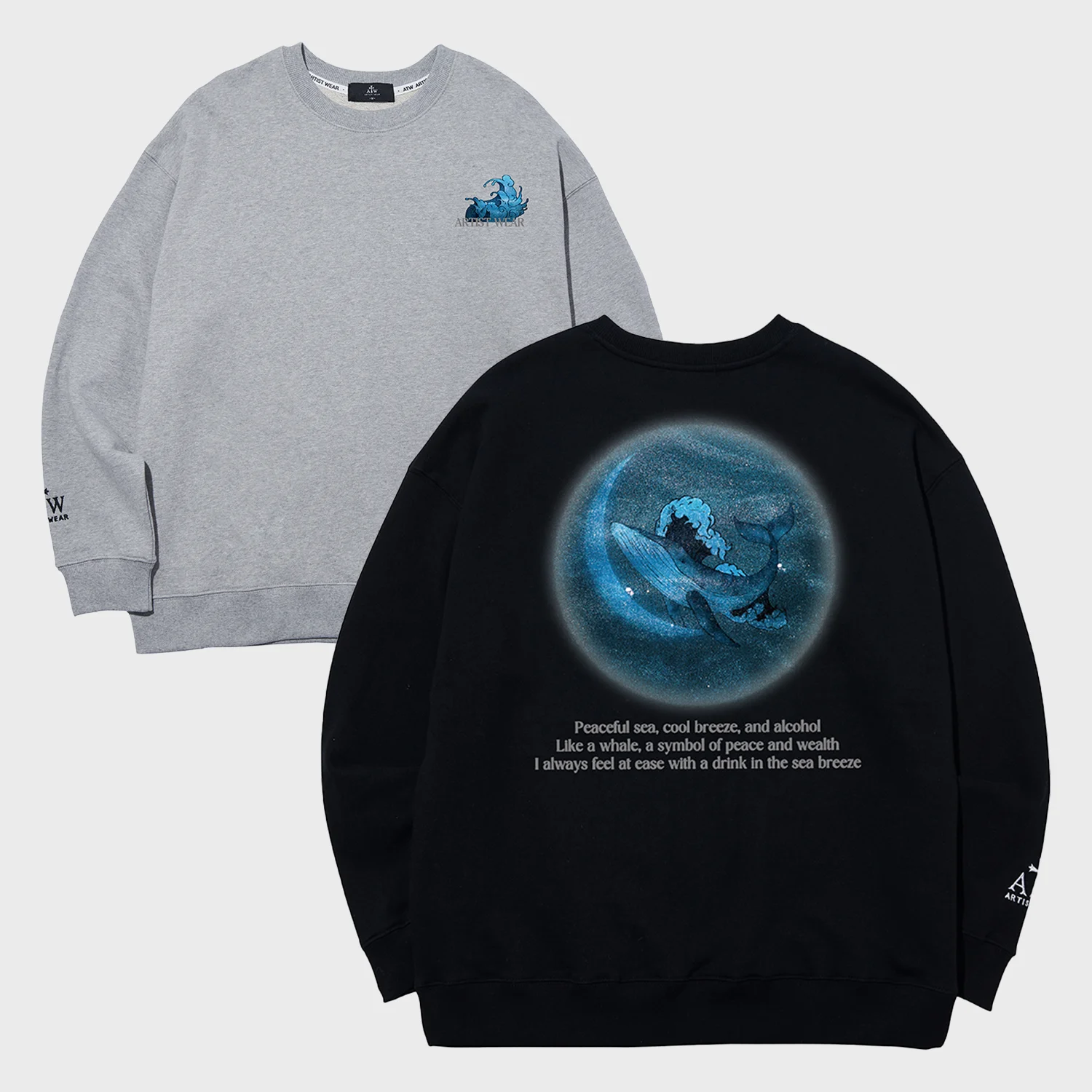月光鯨魚 衛衣