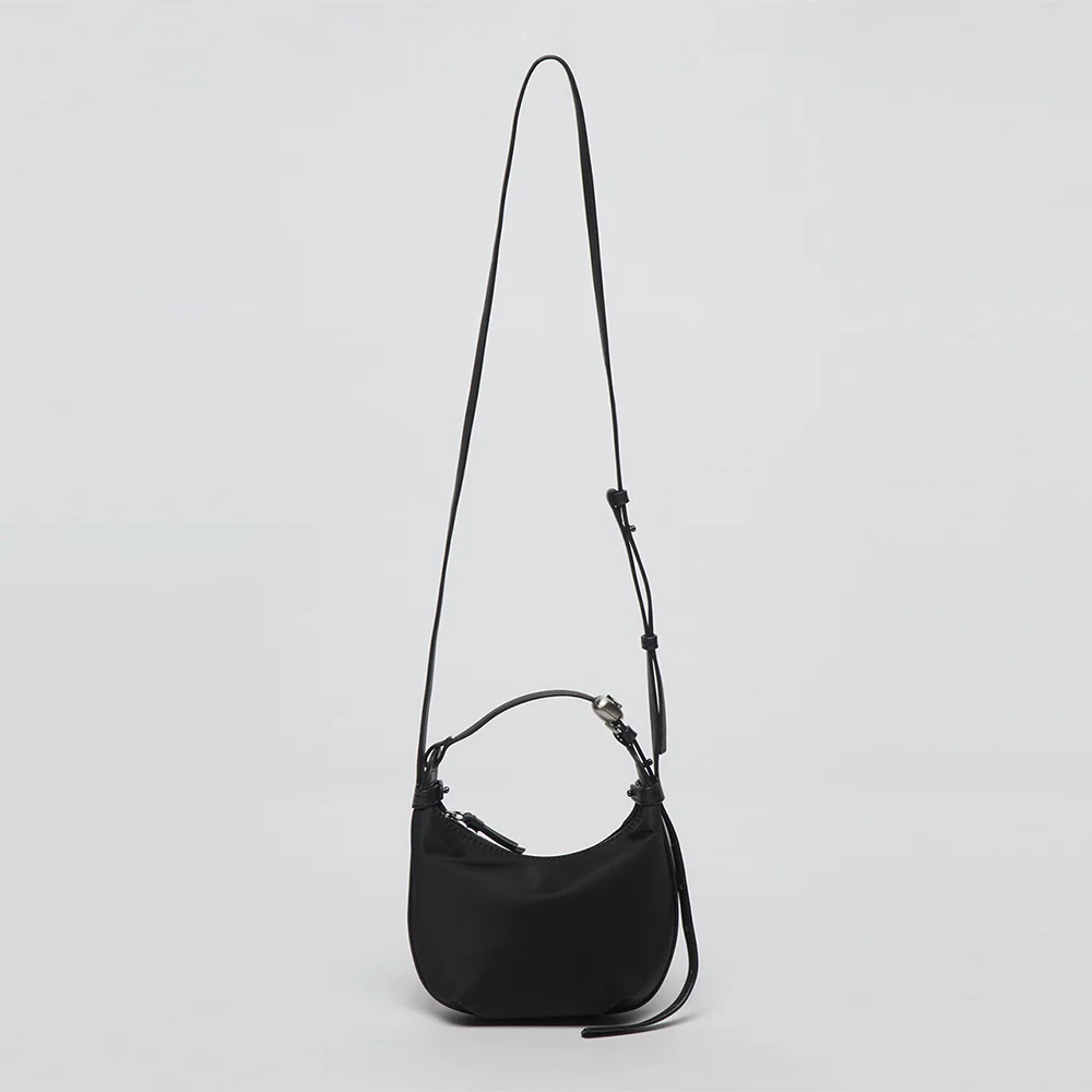Mini luv moon bag(Nylon black)