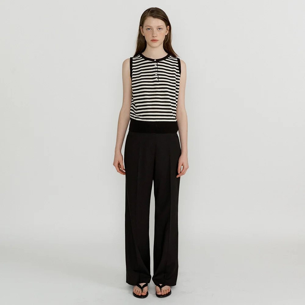Liam Straight Slacks (Black)