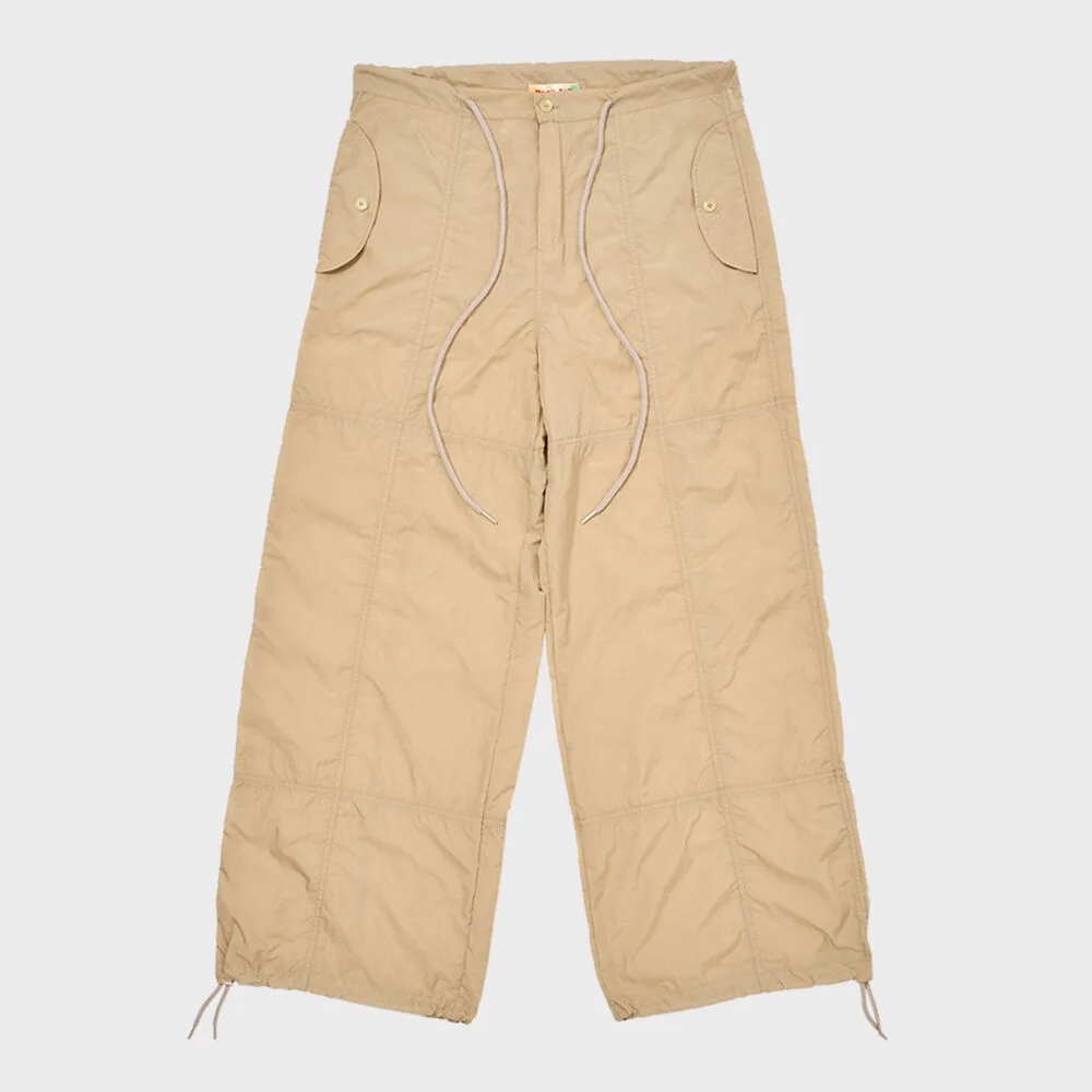 DAMP STRING PARACHUTE PANTS_BEIGE