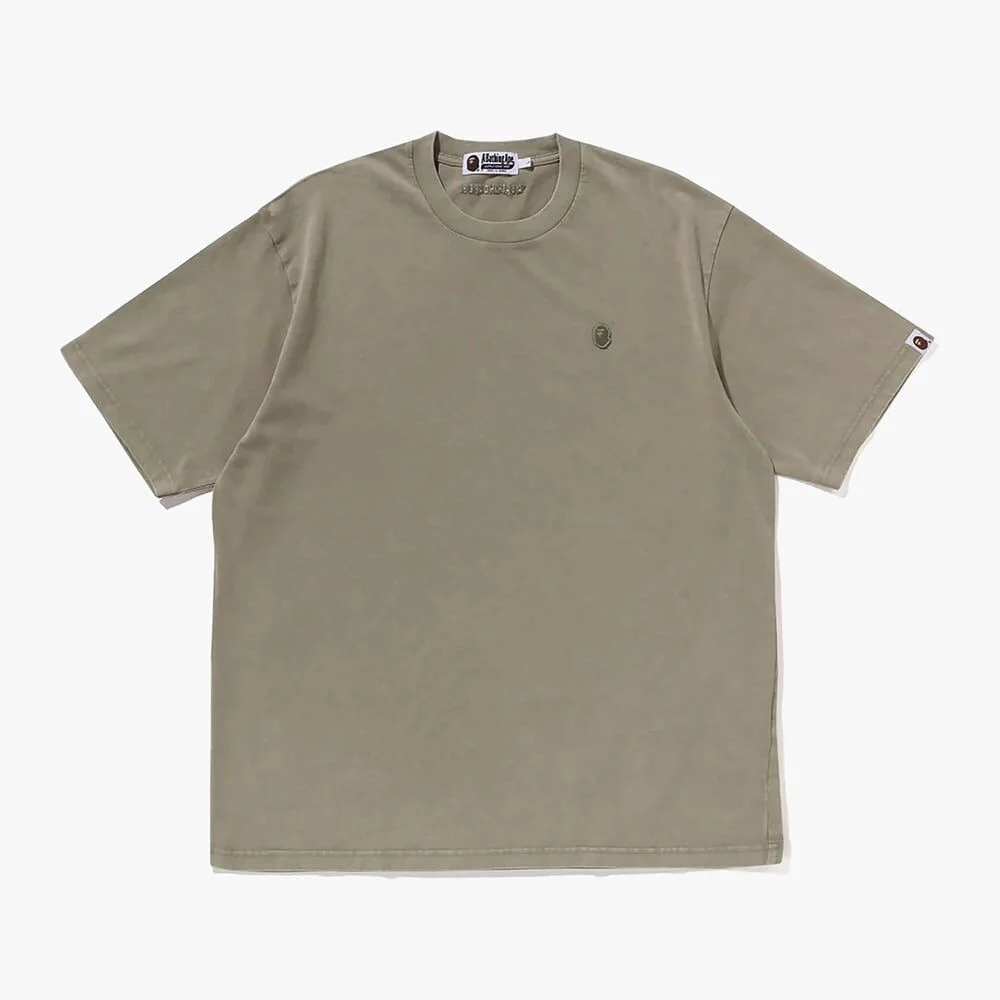 成衣 Tie-Dye 單 點綴 Relaxed 剪裁 T恤(M) OLIVE DRAB