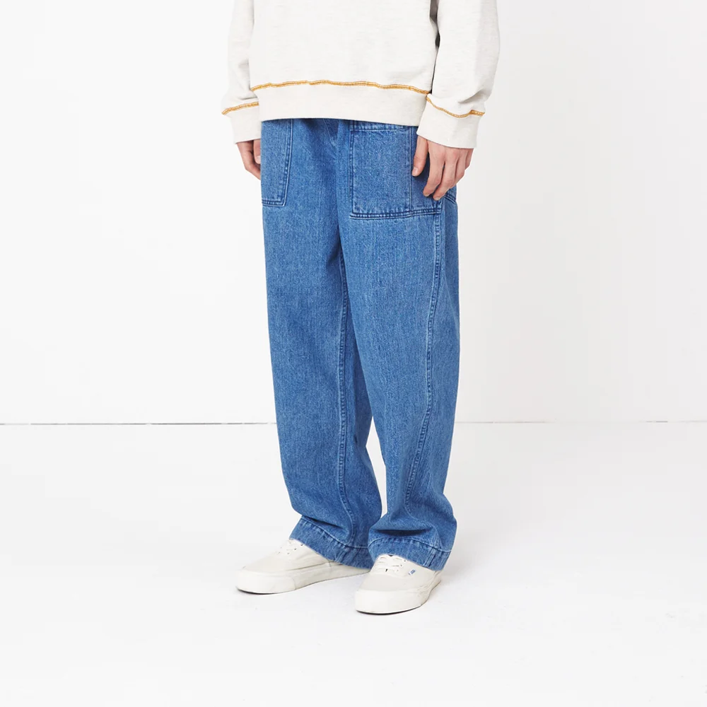 York Fatigue Denim Pants Normal Navy